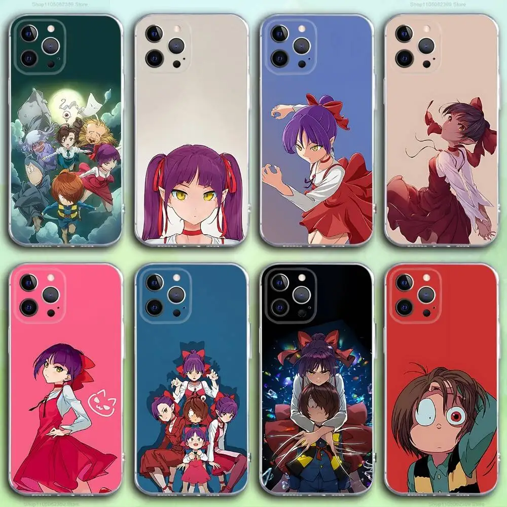 

G-Gegege No Kitaro Comics Phone Case For iPhone 17,16,15,14,13,12,11 Pro,Max,Plus,X,XS,XR,SE4,E Mini Transparent Soft Cover