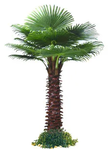 Large High Simulation UV Resistant Eco-friendly Artificial King Coconut Palm Tree 2m High Indoor/Outdoor Tropical Plant Decor