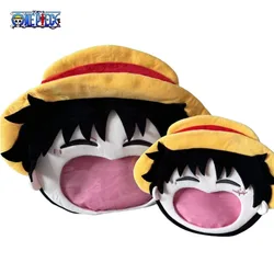 One Piece Luffy Animation Peripheral Creative Cartoon Cute Q Version Image Big Mouth Backpack Crossbody Bag Gift for Friends