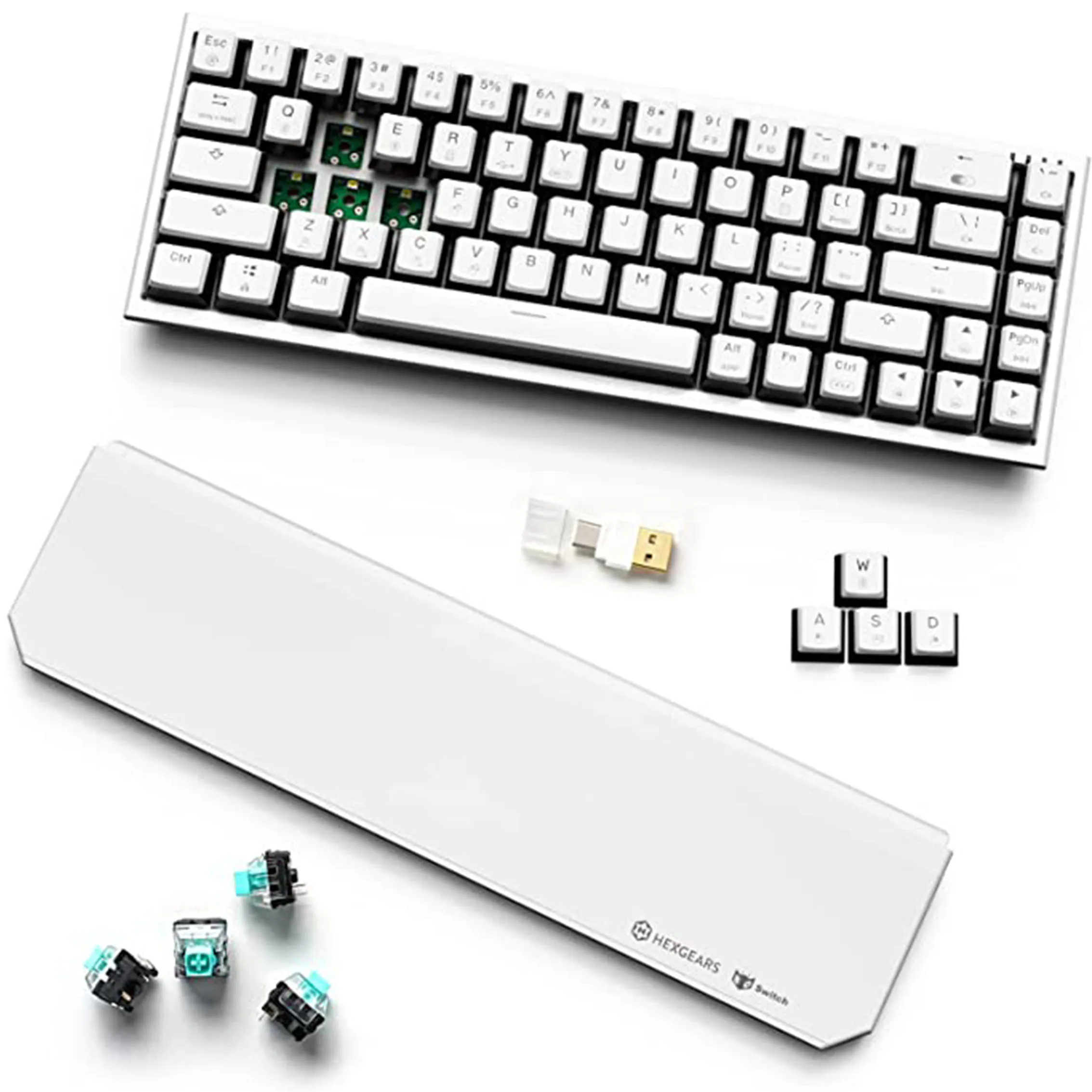 Hexgears X1 Pro 60% Wireless Hotswappable Mechanical Keyboard, Hot Swap with Kaihl Box Red Switch, 2.4ghz & Bluetooth Computer G