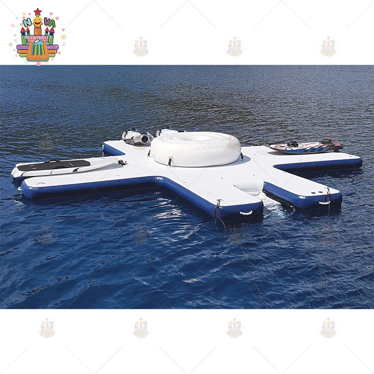 Floating Inflatable Jet Ski Dock / inflatable pontoons For Jetski