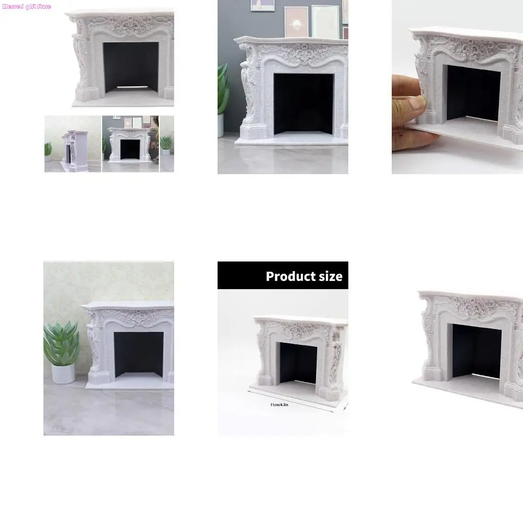 

Камины D0JC 1:12, реалистичные модели каминов, декоративная каминная полка, ролевые игры