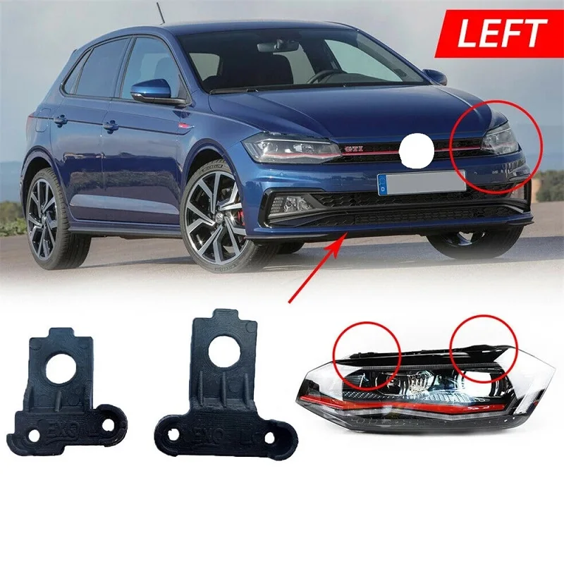 New Hot For VW POLO 2016-ONWARDS Car Headlamp Headlight Bracket Repair Screw Kit Left & Right 2G0998225 2G0998226