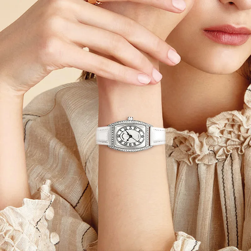 Mark Fairwhale Elegant Diamond Ladies Dress Watch - Fashion Quartz Waterproof Women's Timepiece