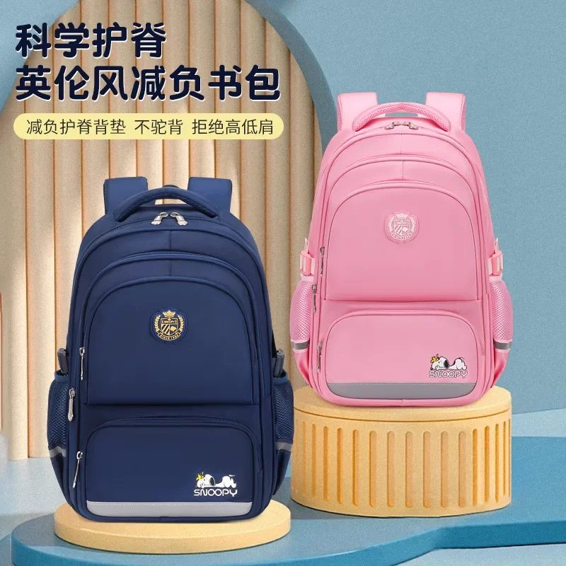 

New Kawaii Anime Cartoon series Snoopy Creative Exquisite Lightweight Large Capacity Backpack Student Schoolbag Gift Hot Selling