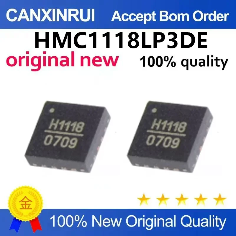 （5pcs-100pcs)Brand new original HMC1118LP3DE HMC1118LP3DETR screen printing H1118 patch LFCS