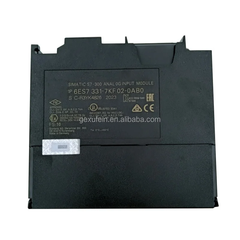Brand New 100% Original 6ES7331-7KF02-0AB0 SIMATIC S7-300 Analog Input SM 331 Isolated 8 AI Resolution 9/12/14 Bits