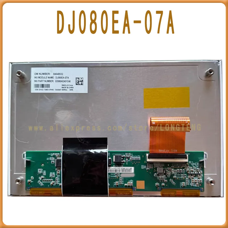 DJ080EA-07A LCD Display with Touch screen FOR 2019-2022 Ca-dilla-c XT4 CT4 car Radio Navigation LCD