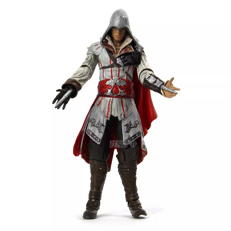 Game Assassin'S Creed Figure Assassin Master Altair Ezio 7 Inches Movable Joint Model Desktop Collection Ornaments Toy Gifts