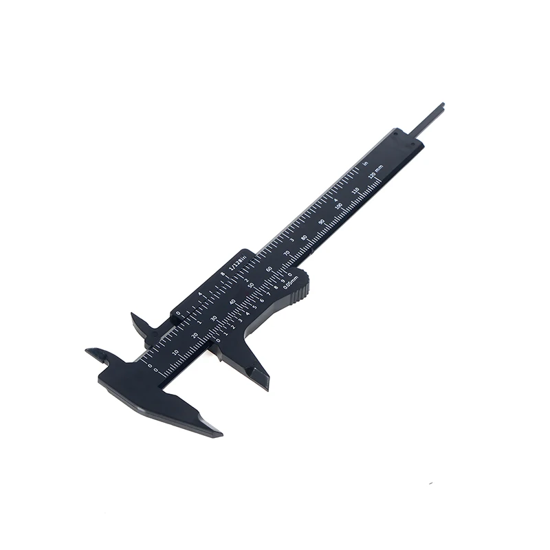 100mm No Digital Caliper Plastic Dial Vernier Caliper Gauge Micrometer No Digital Ruler Measuring Tools Plastic Vernier Caliper~