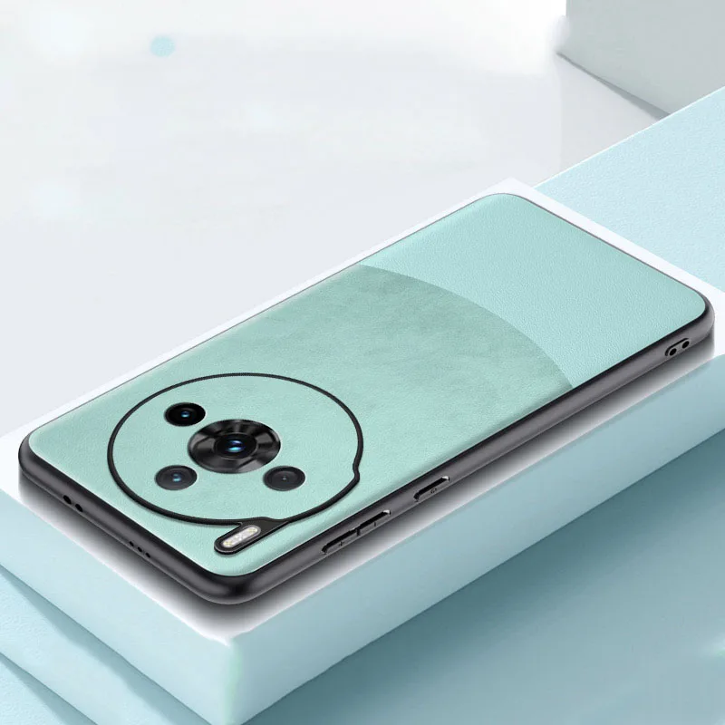 High Quality Luxury Leather Soft Leather Back Phone Case For ZTE nubia Z60S Pro Silicone Case For ZTE nubia Z60 Ultra Back Cover