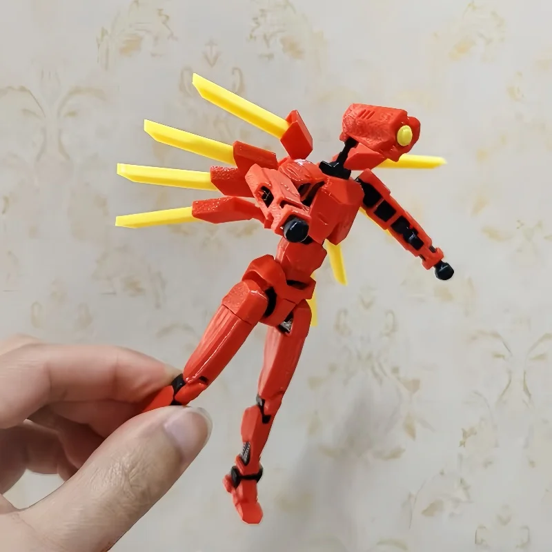 14cm ultrakill 3d impresso pvc figura de ação v1 v2 robô modelo kit com articulações móveis diy montagem coleção brinquedo meninos presente