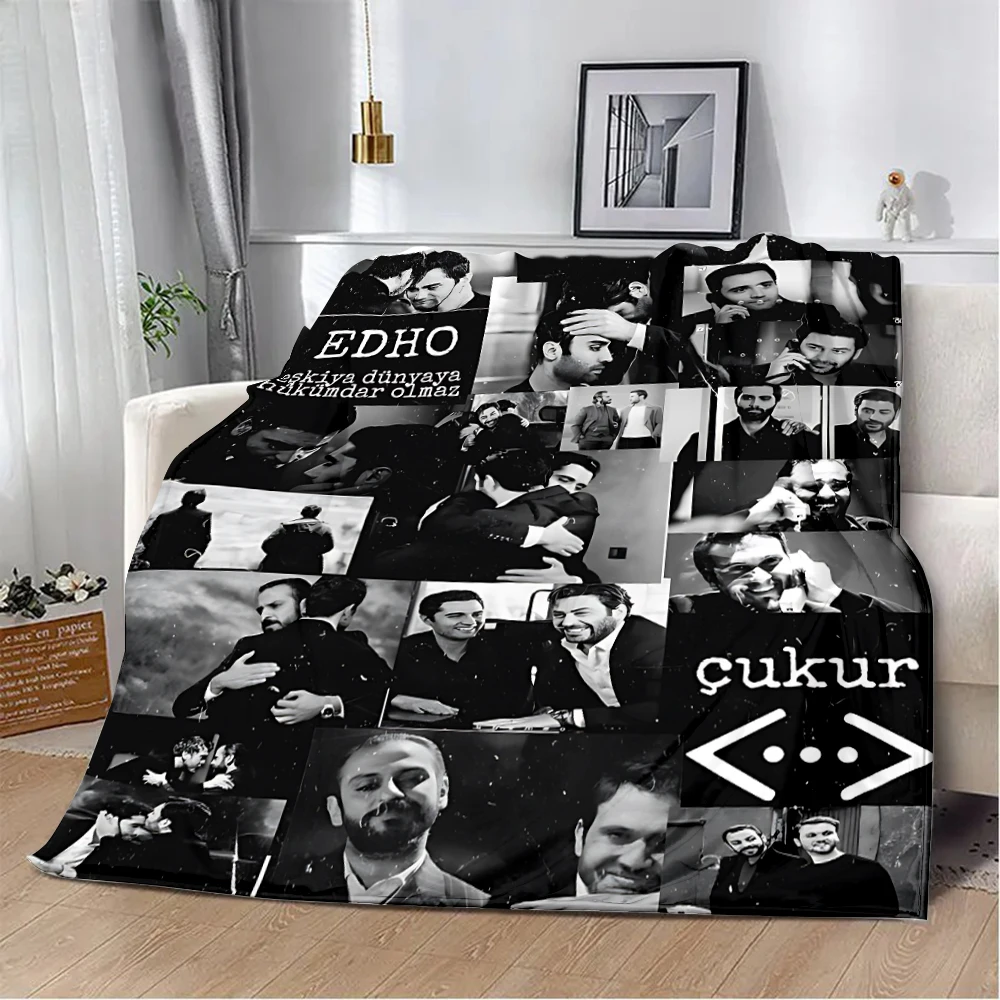 Printed Blanket Picnic Blankets Turkey Cukur Show Tv Warm Blanket Soft and Comfortable Blanket Home Travel Birthday Gift