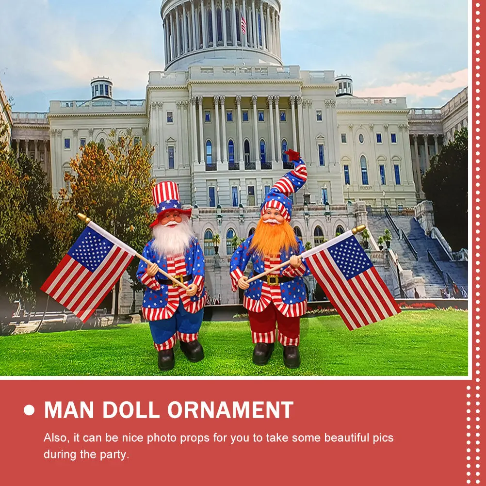 Independence Ornament Adorn Festive Party Decoration Creative Home Holiday Display Lovely Festival Decor