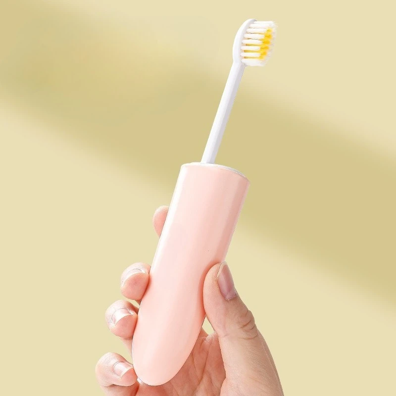 

Portable Travel-sized Folding Toothbrush and Toothpaste Set Multi-functional Soft-bristled Suitable for Adults