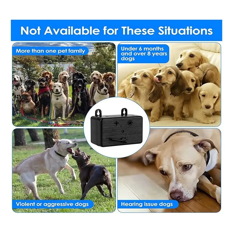 

Just- 2Pcs Anti Barking Device, Ultrasonic Dog Bark Control Devices 50FT Range Outdoor Indoor, Stop Barking, brown