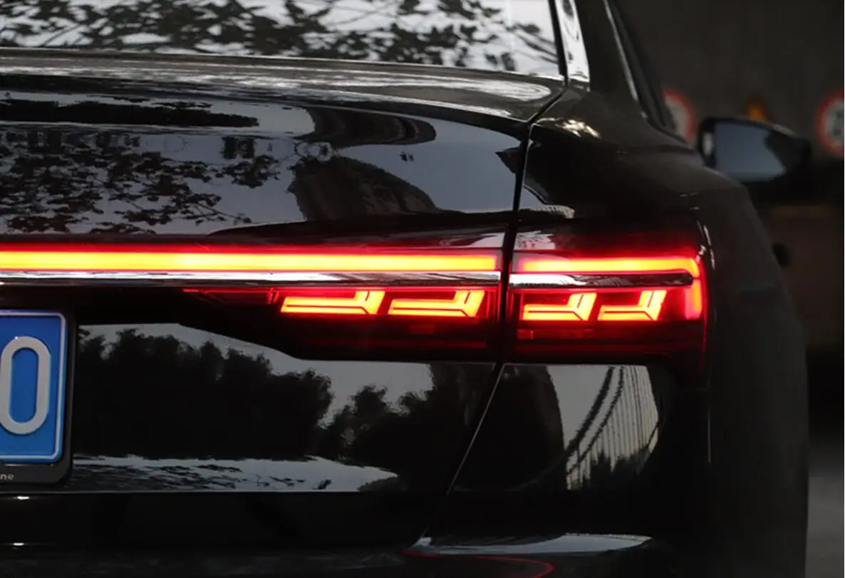 Dynamic car bumper A6 tail light for Audi A6L  taillight LED 2019~2022y car accessories Taillamp for Audi A6L rear light fog