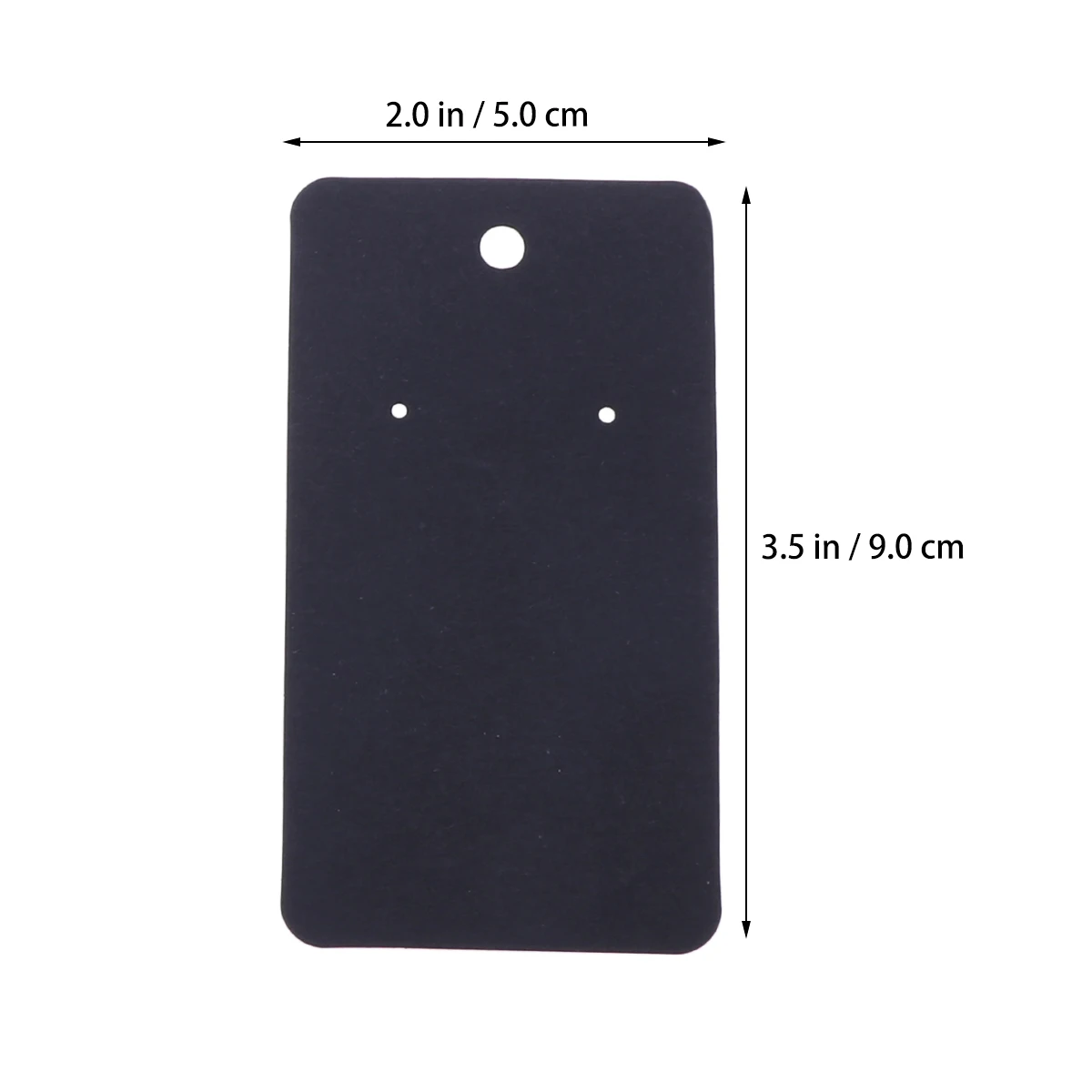 

300 Pcs Earring Cards Kraft Paper Display Black Storage Holder Jewelry Box Ear Studs Charm Packaging Gift Party Supplies