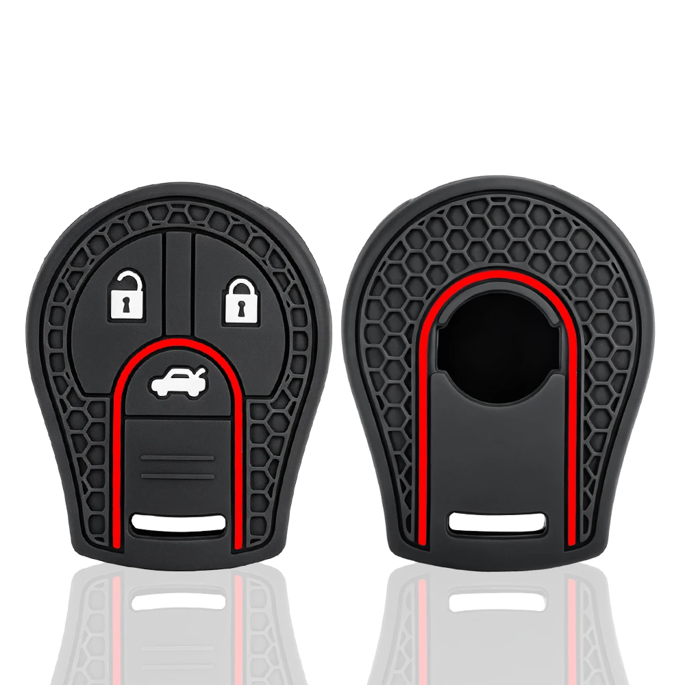 Auto Accessories Silicone Car Key Cover For Nissan Sylphy Cube Juke Rogue Micra Qashqai Altima Maxima Sentra Versa Transmiter