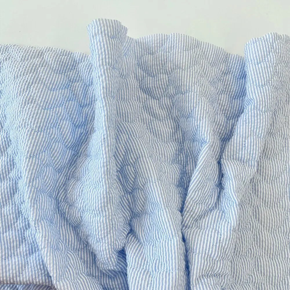 137x50cm Neuer Stil Ins Knitterstoff Liebe Gesteppter Baumwollstoff Verdickter Stoff für Kleidung Kissen Tischdecke DIY – Detail 3