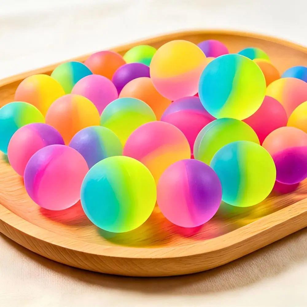 16/32pcs Multicolor Split Design High Elastic Bouncy Ball Pocket Toys Classroom Reward & Pinata Fillers YMY