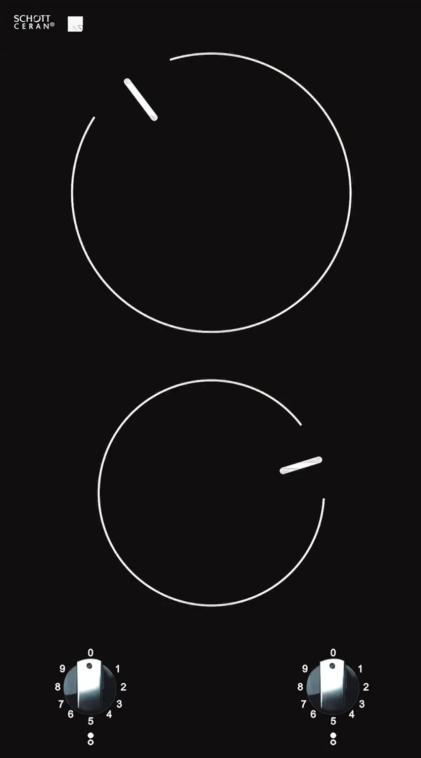 110 فولت، موقد كهربائي Ramblewood 2 Burner، EC2-27، موقد EGO الألماني بمقياس UL.