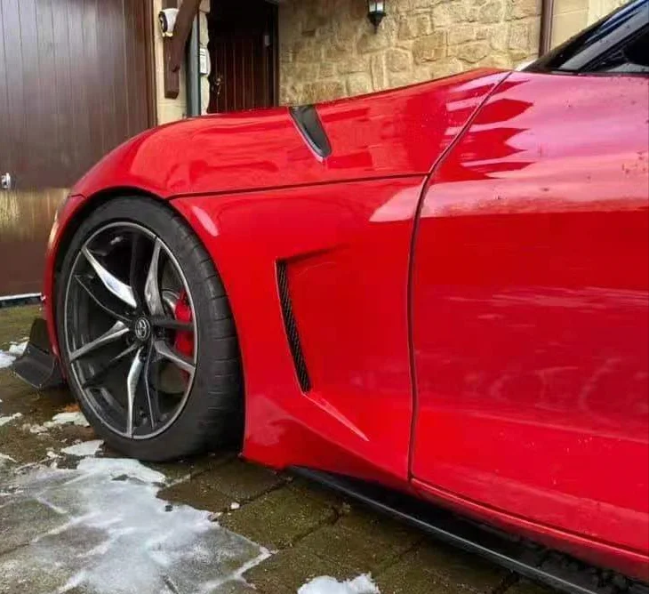 Carbon Fiber Car Fenders Heritage Style