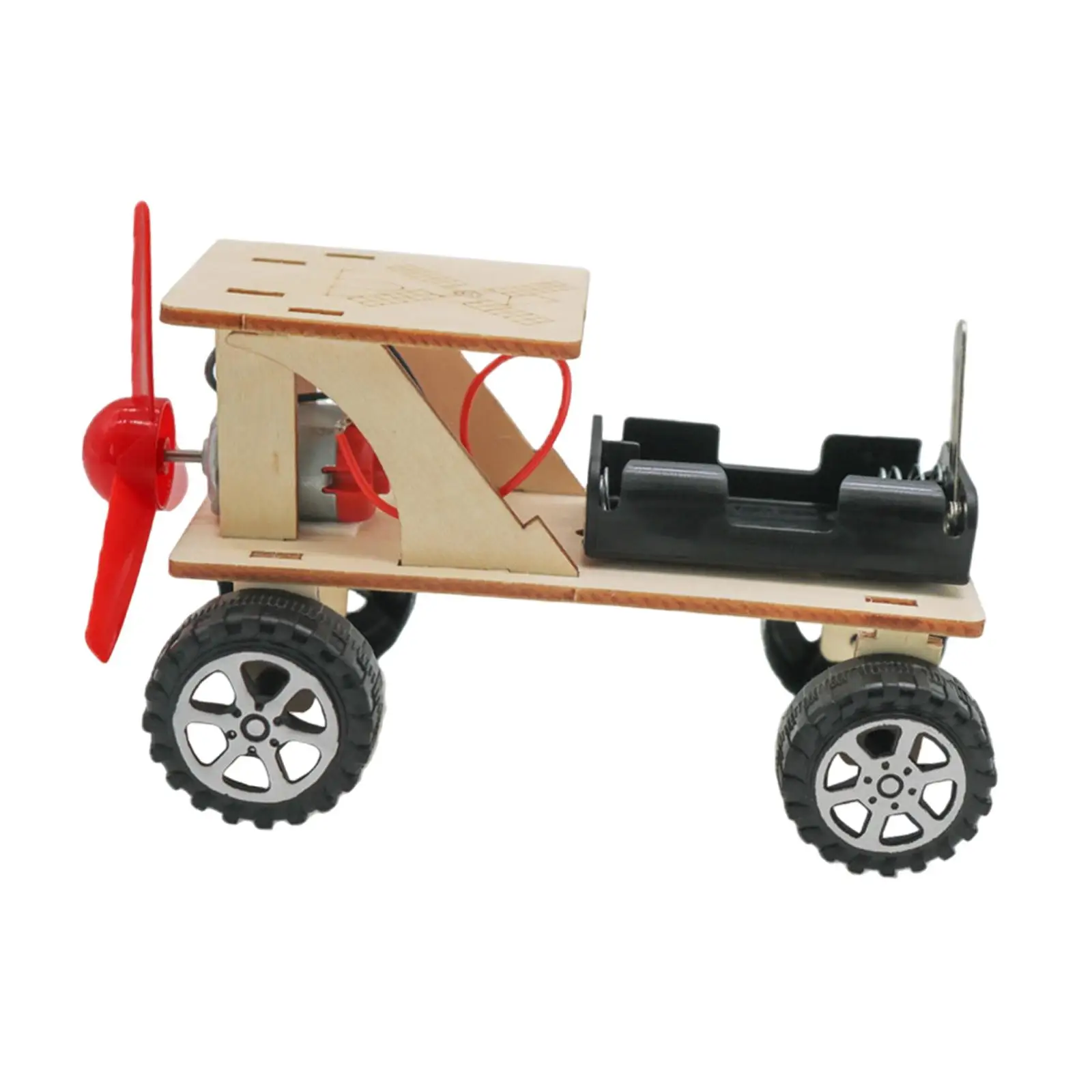 Kits de bricolaje de coche de energía eólica de madera para inspirar creatividad e imaginación, paquete de 2-6