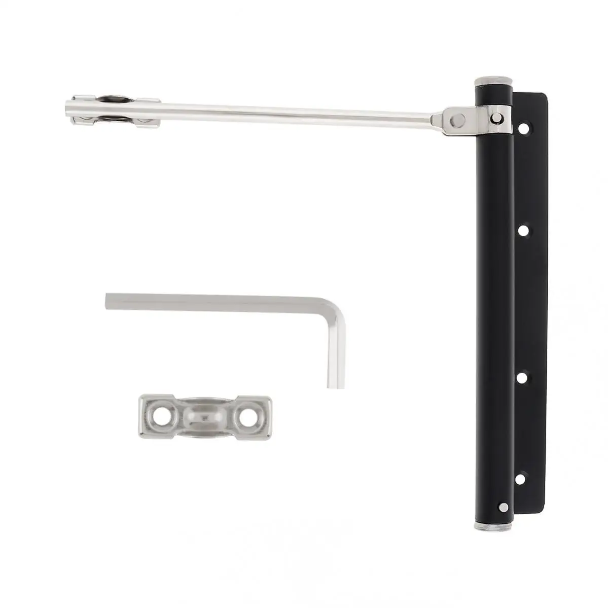 Door Closers Stainless Steel Simple Automatic Door Closer Hinge Lightweight Buffer Closing Device Door Hardware for Home  Office