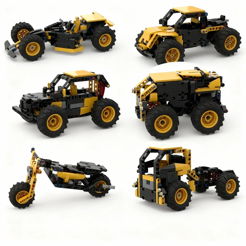 217pcs MOC MOCs Collections Technical Model Building Blocks Construction Toy Christmas Gifts DIY Creative Idea Education Brick