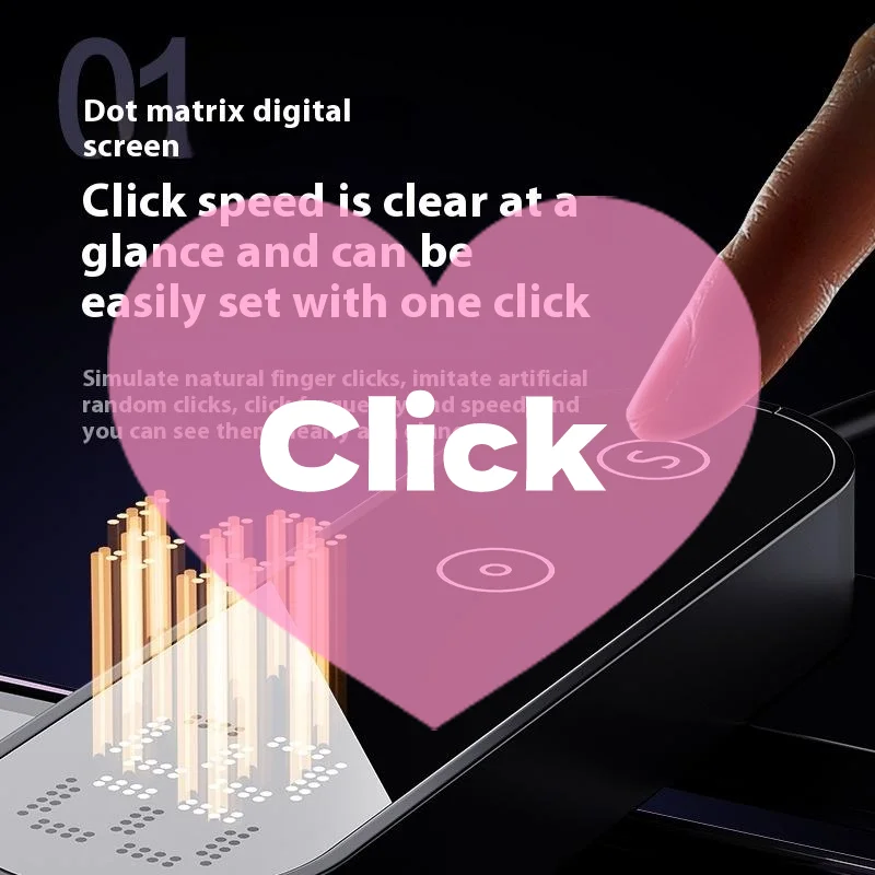 

Screen Auto Clicker Simulated Finger Clicking For TikTok Smart Phone App Video Live Streaming Screen Touch Tripods Tapper Device