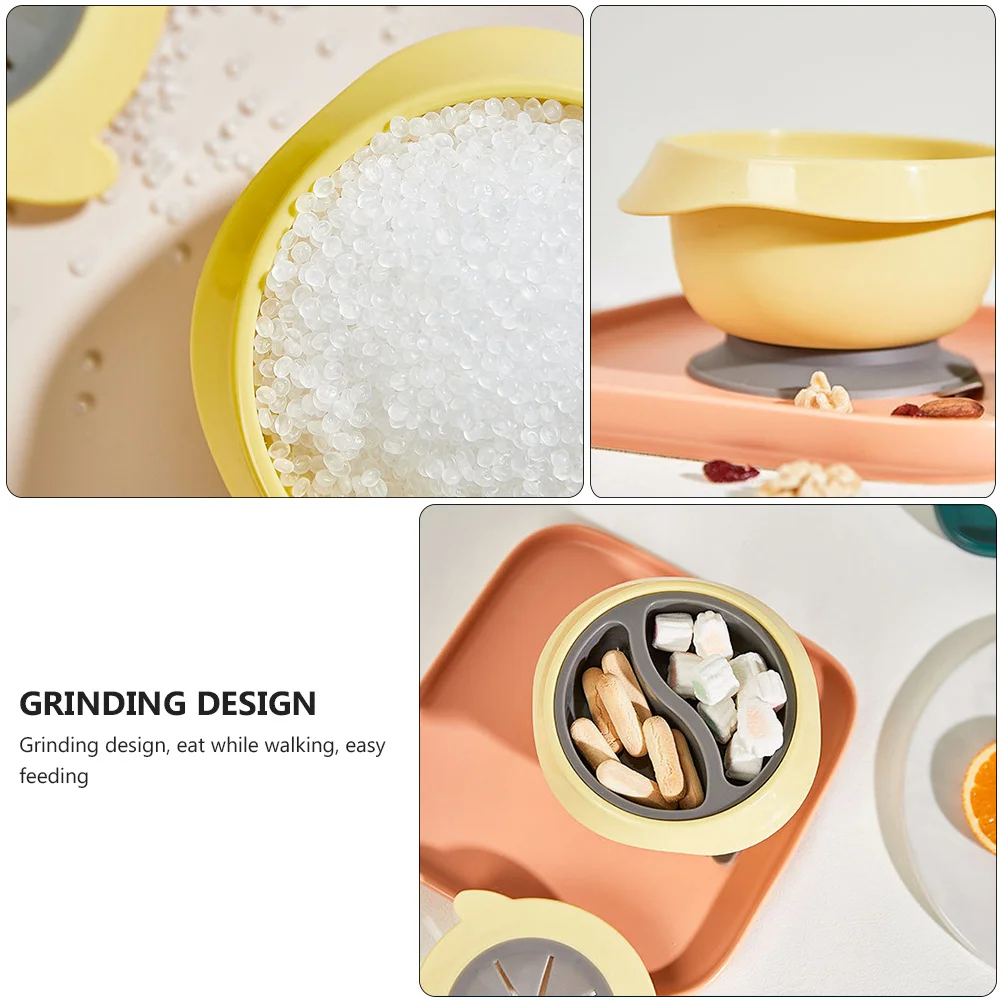 Миска для кормления ребенка на присоске Портативный легкий герметичный легко моющийся прочный практичный изоляционный контейнер