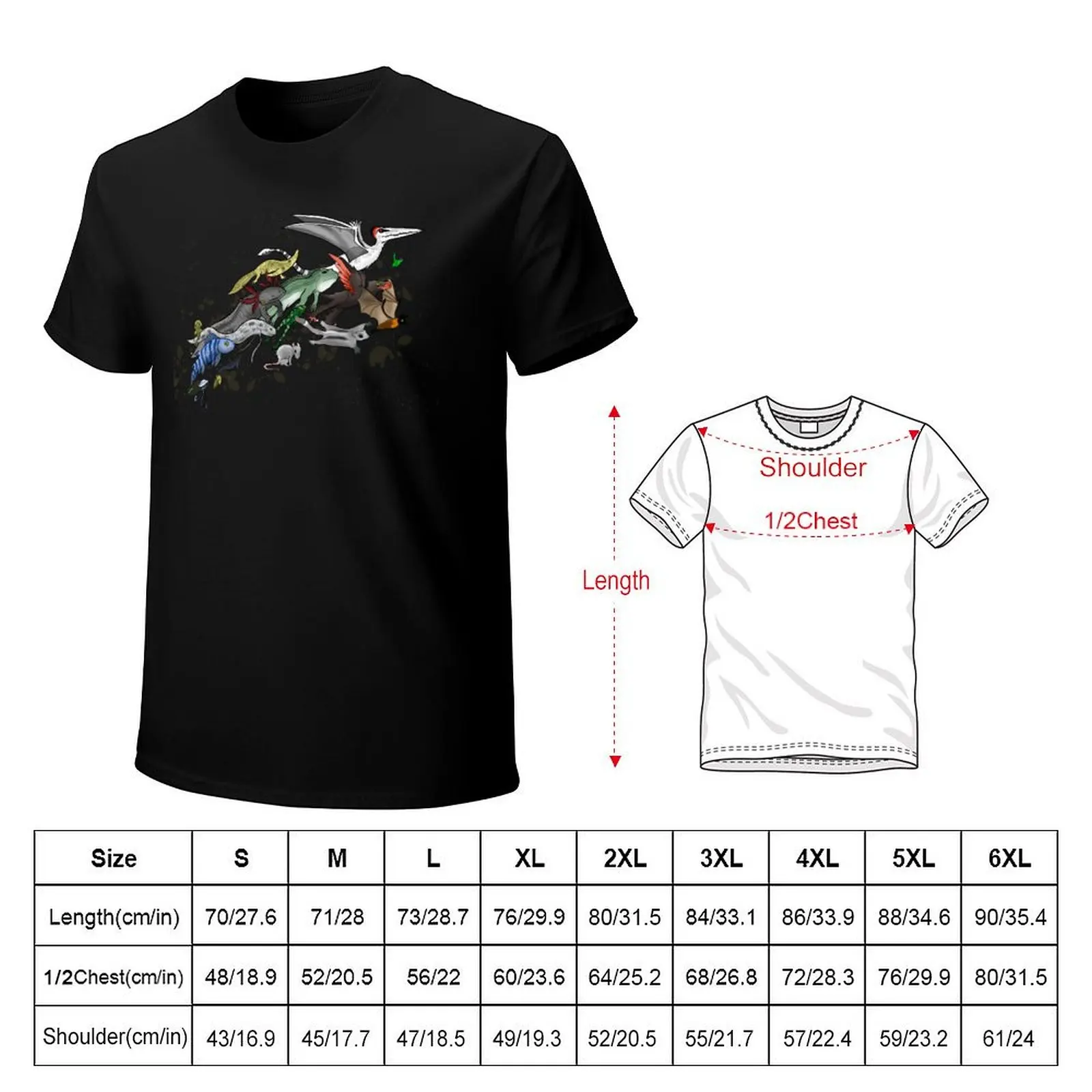 Endless Forms T-Shirt Casual Everyday Short Sleeve T-Shirt