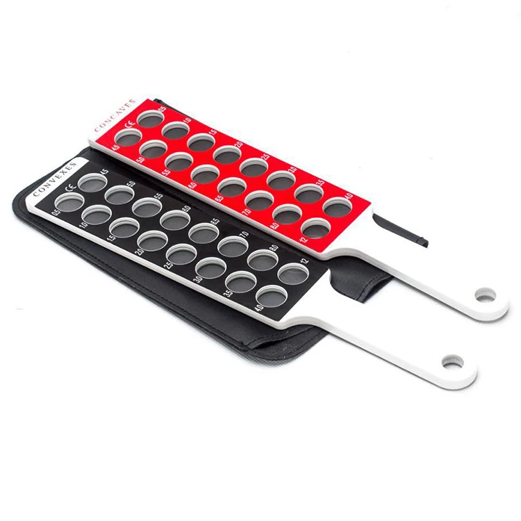 Linsen Retino Rack Lineale Set OF011 Retinoskop-Racks mit Aluminiumgehäuse