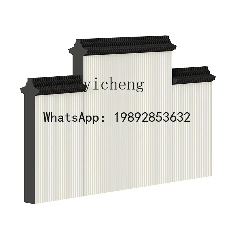 screen partition living room folding mobile Chinese entrance door facing door simple background