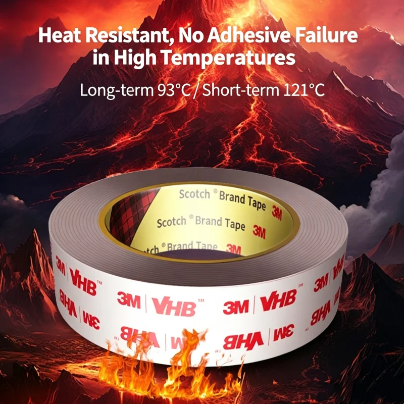 3M Strong Double Sided Adhesive Tape RP45 High Viscosity Waterproof Traceless Car Special Tape High Temperature for Car /Home