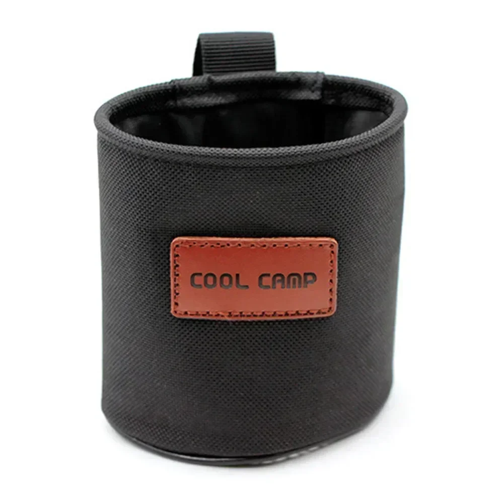 1 Pc Water Cup Holder Storage Bag Chair Side Holder Outdoor Backpacking Camping 9*10.5cm Outdoor Hiking  Parts