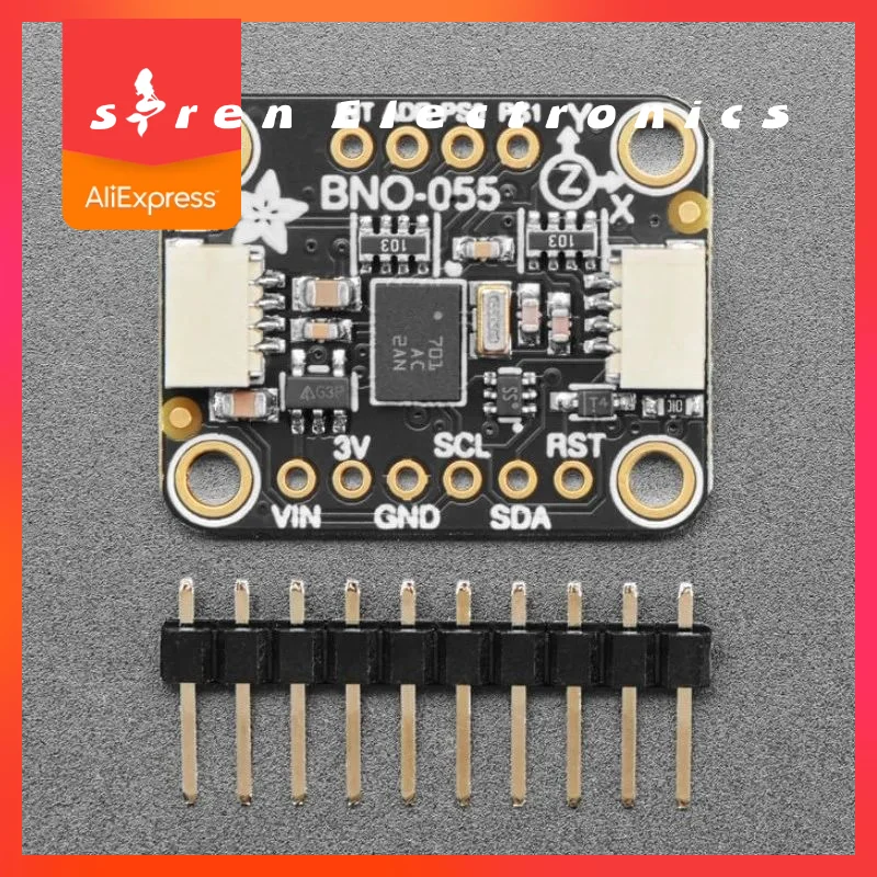 

4646 Adafruit 9-DOF Absolute Orientation IMU Fusion Breakout - BNO055 - STEMMA QT / Qwiic