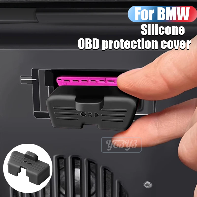 

For BMW 3 5 7 Series iX1X2X3X4X5X7 Series OBD Protective Cover Computer Diagnostic Interface, Silicone Dust and Water Cover