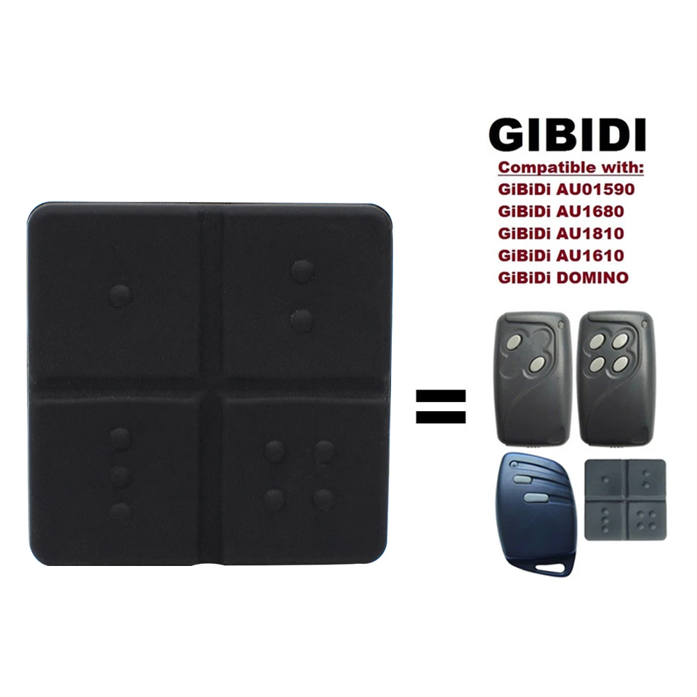 

GIBIDI AU1600 AU1810 Garage Door Remote Control AU1610 AU01590 DOMINO AU1680 WOOD 433MHz 433MHz Gate Control Opener