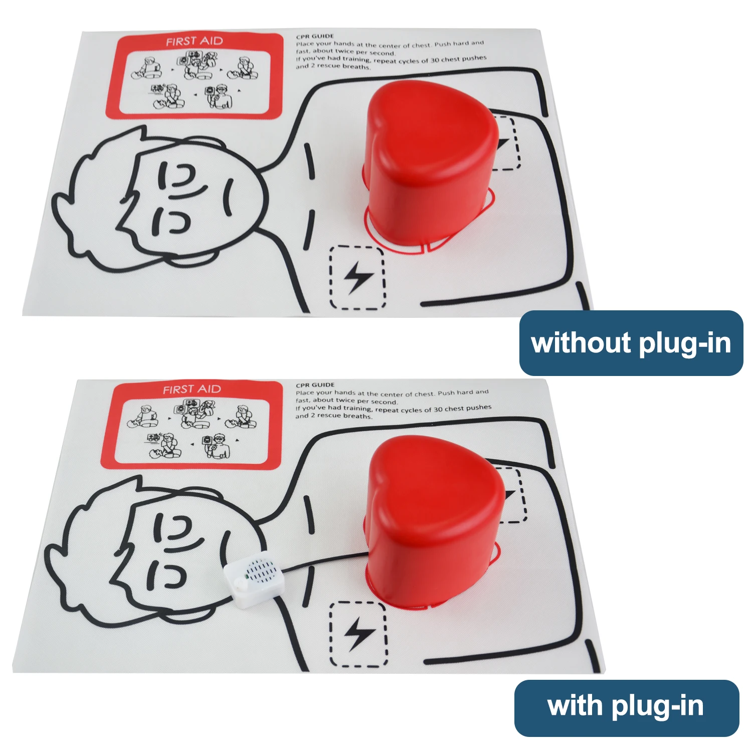 CPRHeart Training Cube for Hands on CPR Compression Training Practice Kit Muscle Memory Training Process Training