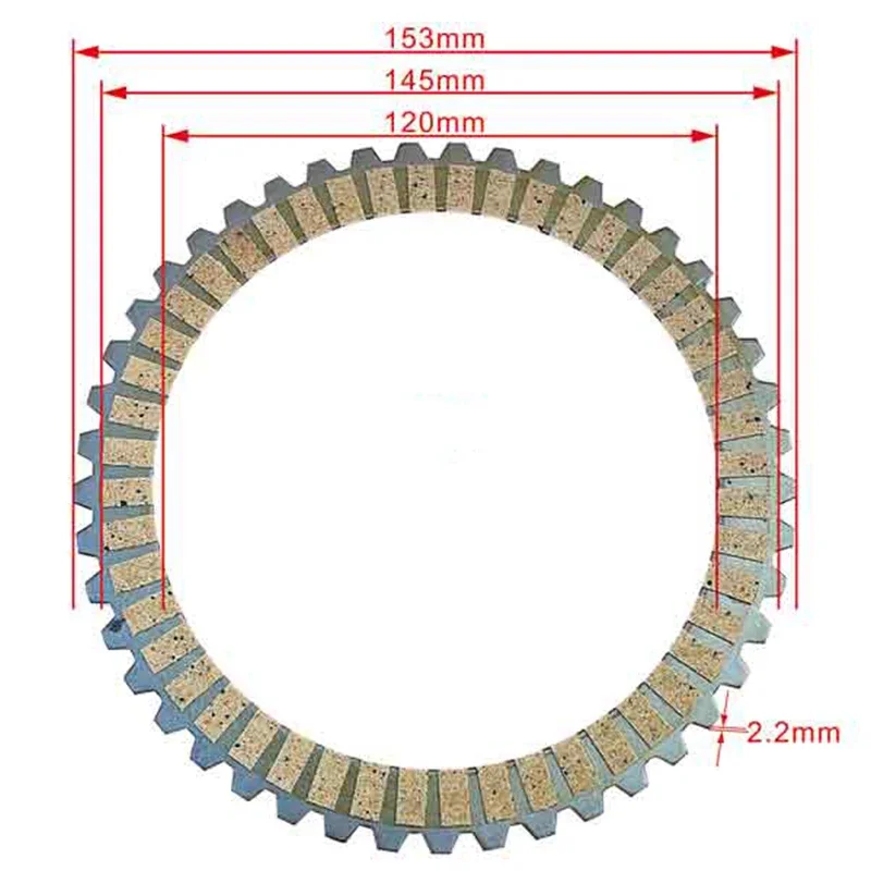 LOPOR 7 Pcs Motocycle Fibrous Clutch Discs Plates For SUZUKI RF600R RF600 RF 600 R 1994 1995 1996