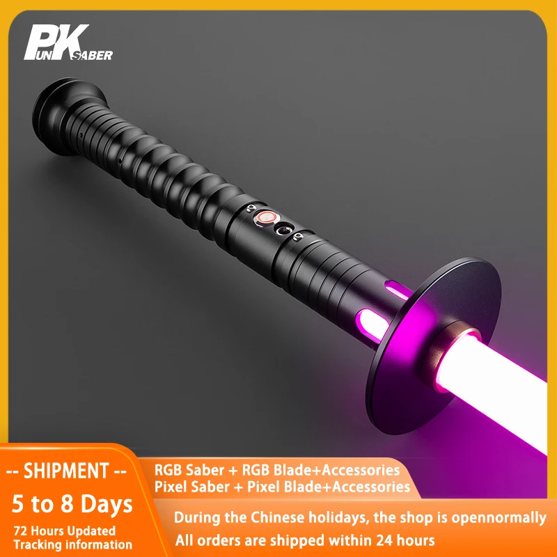 

PunkSaber Lightsaber Neopixel Jedi Laser Sword Heavy Dueling Sensitive Smooth Infinite Changing Hitting Sound Light Saber Toys