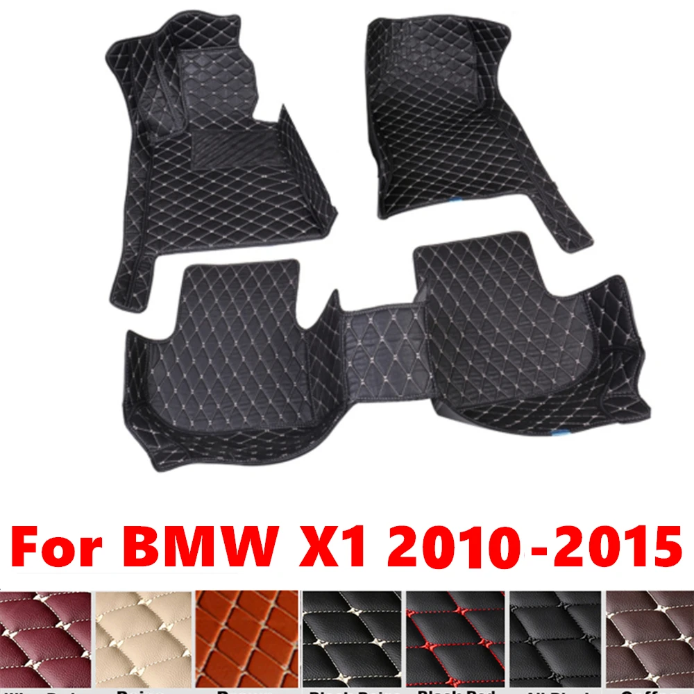 

Автомобильные коврики для BMW X1 E84 2015 2014 13-2010, подходят для передних и задних напольных вкладышей, накладки на ножки, коврик, аксессуары для интерьера