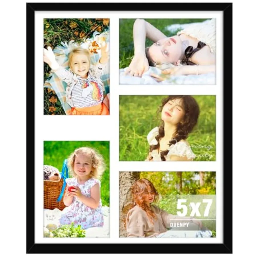 

13x16 Picture Frame 5x7 Collage Picture Frame Displays Five 5x7 inch Photos Collage Wall Decor Wall Hanging