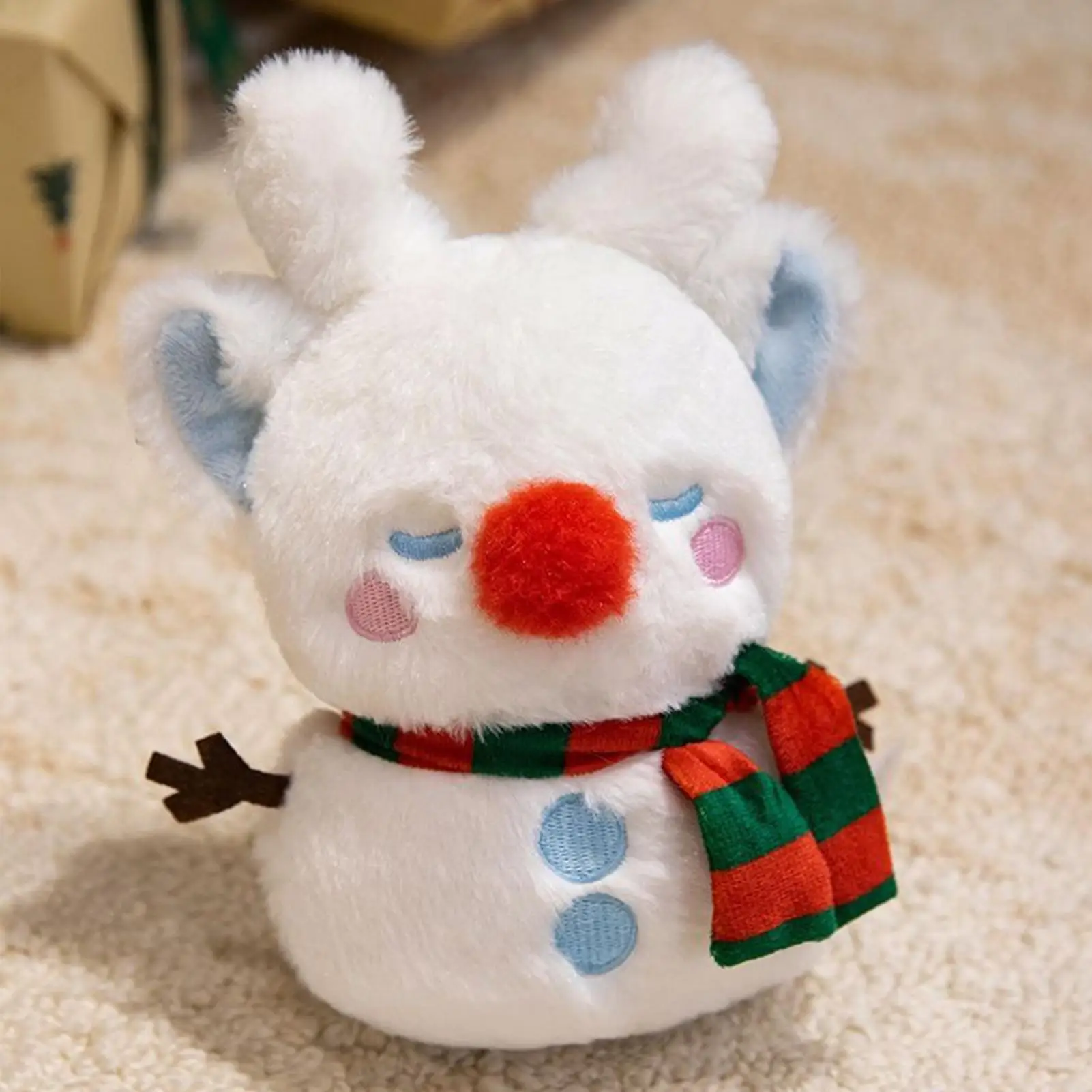 Bonito papai noel elk árvore de natal brinquedos de pelúcia boneca animal presentes de natal para crianças decoração de casa