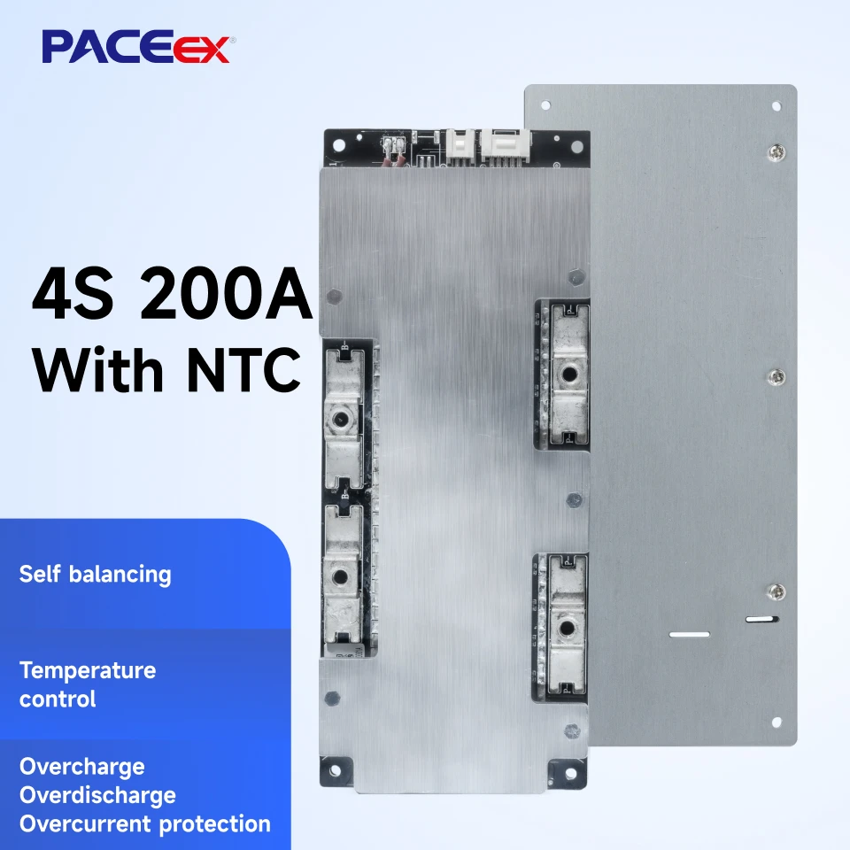 

PACEex BMS 4S 12V Lifepo4 200A For Energy Storage Electric Vehicle Scooter Bike Golf Car RGV