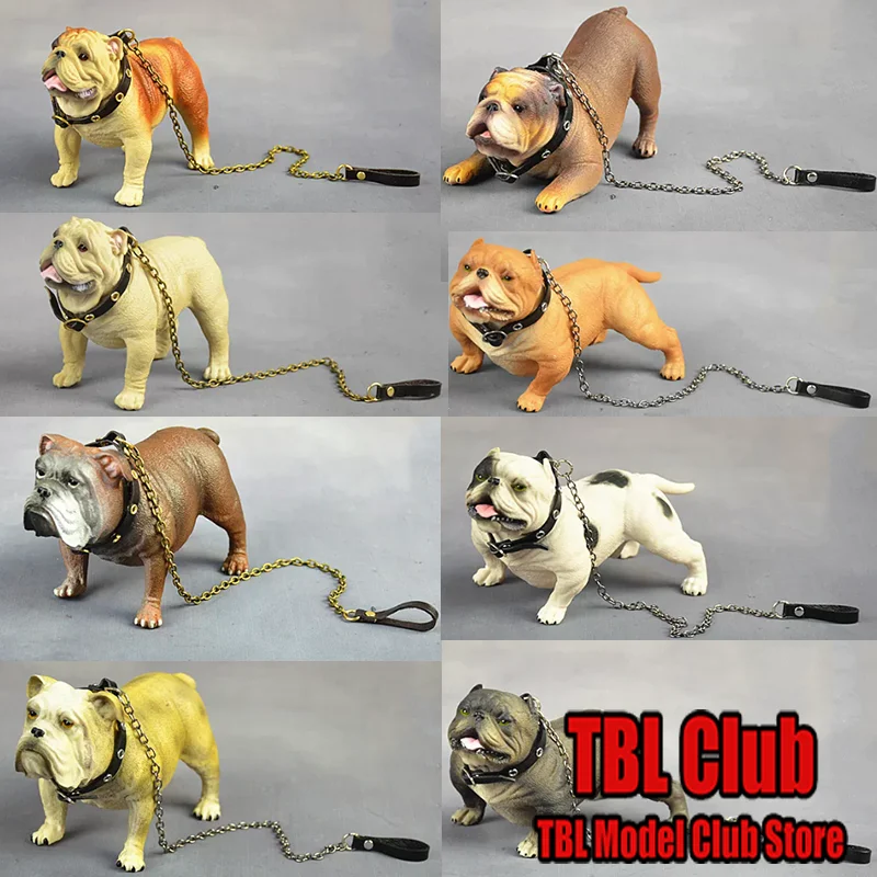 1/6 Scale Height About 6CM-7CM Simulation Dog Model With Leash‌ Fit For 12-inch Action Figure Soldier Ornament‌ Pet Animals
