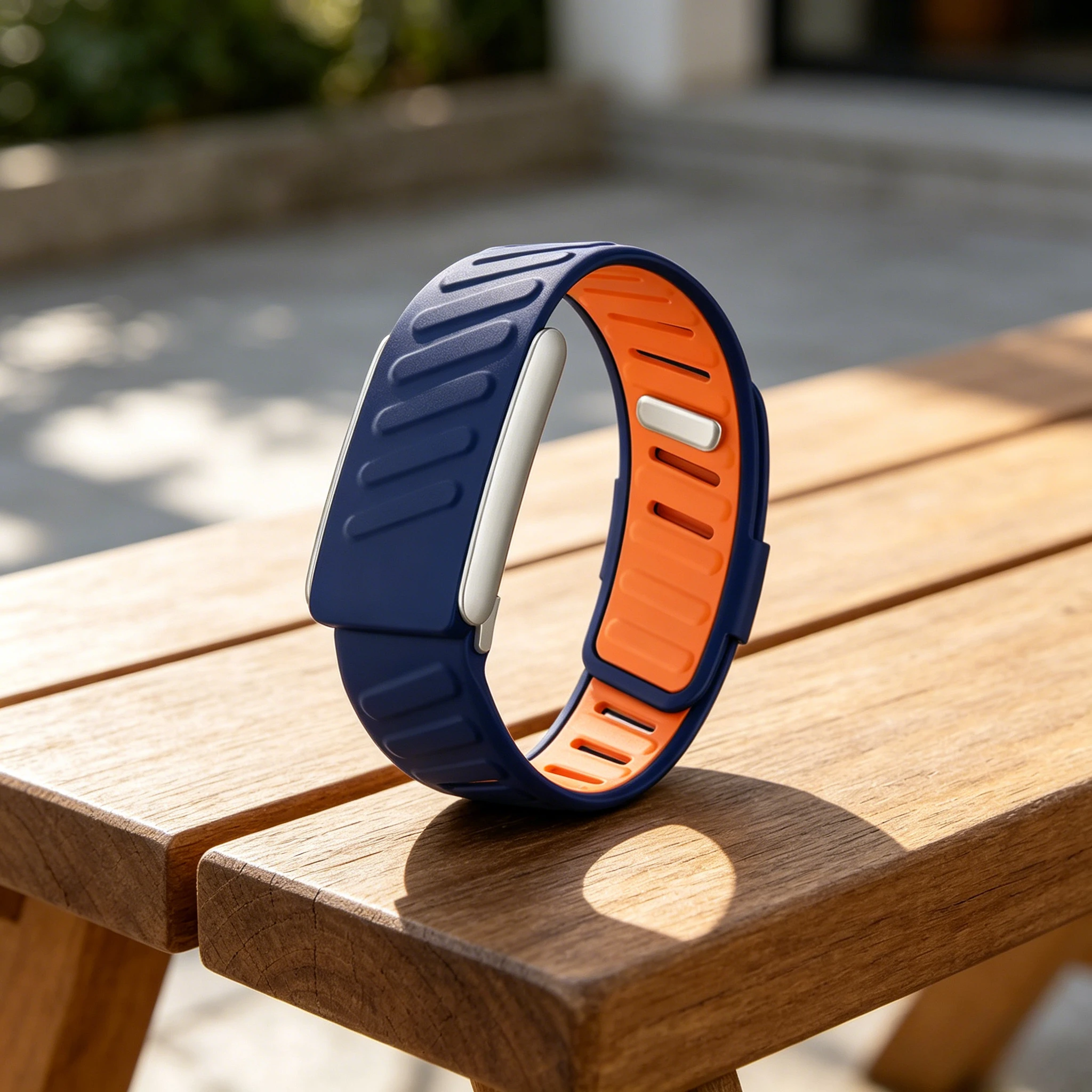 

Compatible with WHOOP 5.0/MG Wrist Band Soft-Touch Silicone Waterproof Sweatproof Soft Adjustable Rubber Band for Whoop 5.0/MG