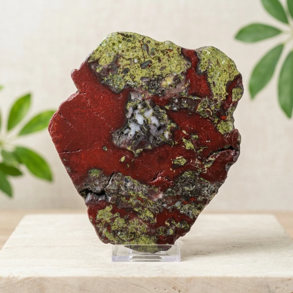Office Furniture In China - 1pc Dragon Blood Slab - for